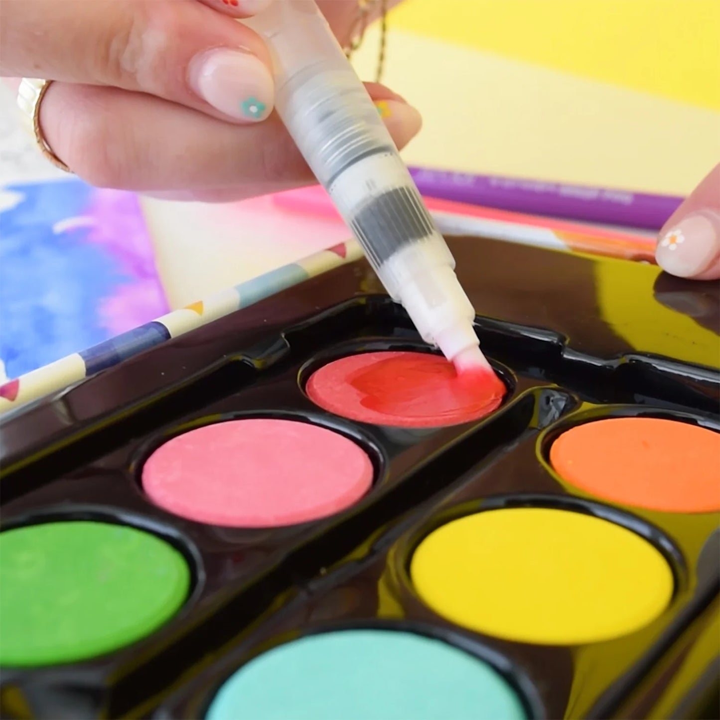 Art 101 Budding Artist Watercolor Art Painting Set for Children to Adults