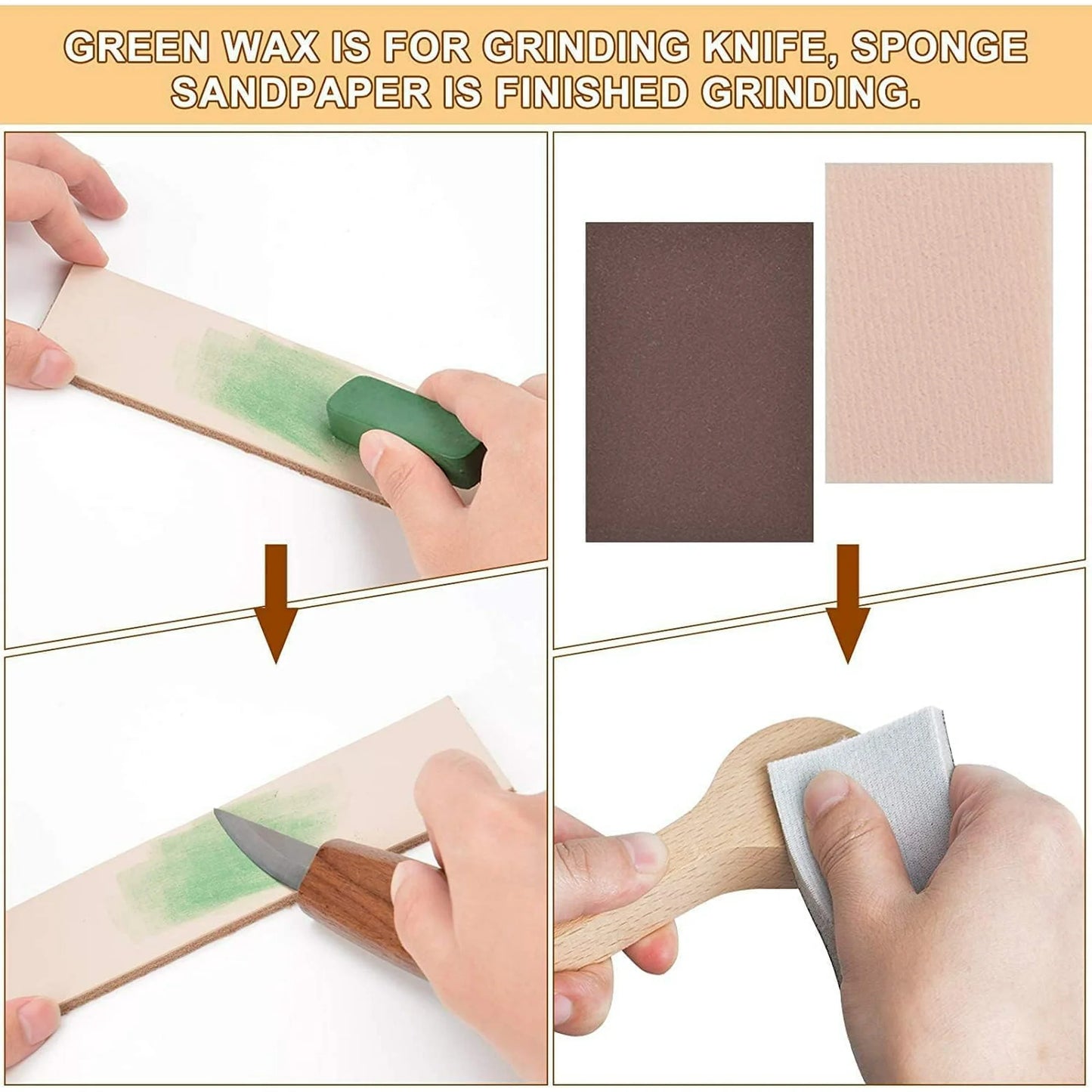 Wood Carving Tools 13pcs Wood Carving Kits - Includes Hook Carving Knife Detail Wood Knife Whittling Knife Oblique Knife Trimming Knife Chip Carving Knife for Beginners