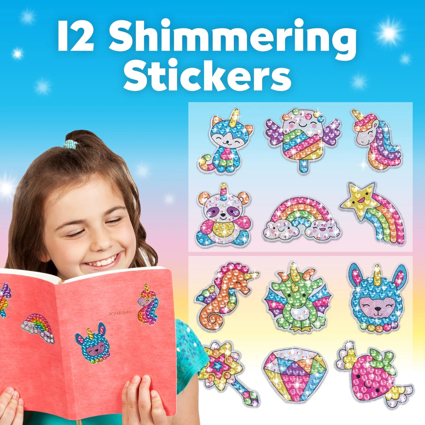 Creativity for Kids Big Gem Diamond Painting Magical - Child Craft Kit for Boys and Girls